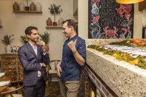 Taverna Philosophia seafood counter
