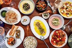CudaCo. Deckhouse spread of dishes