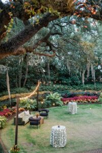 Governor Thomas Bennett House garden reception