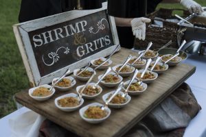 Shrimp and grits cups