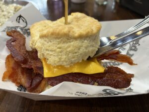 A dish at Bad Biscuit