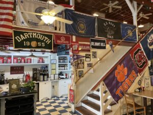 Inside Blackstone's Café