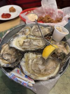 A dish at Bluffton Oyster Co