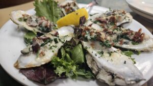 A dish at Bluffton Seafood House