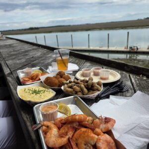 A dish at Bowens Island Restaurant