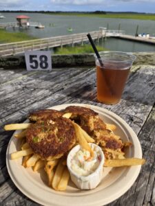 A dish at Bowens Island Restaurant