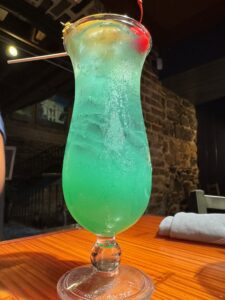 A drink at Broken Keel