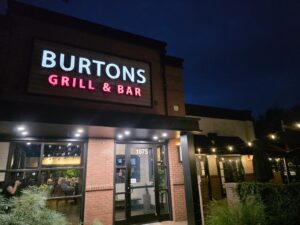 Burtons Grill & Bar from outside