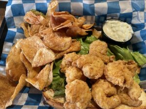 A dish at Captain Woody's Seafood Bar