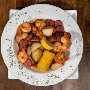 A dish at Captain Woody's Seafood Bar