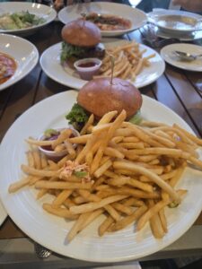 A dish at Charleston Harbor Fish House - Southern Fare from the Land and Sea