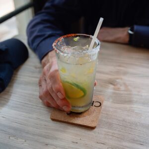 A drink at Criollo