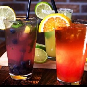 A drink at Flatbread Grill & Bar Bluffton