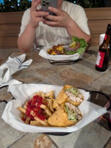 A dish at Frosty Frog Cafe