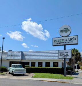 Green Truck Neighborhood Pub from outside
