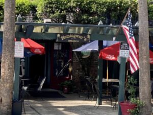 Hemingway's Bistro from outside