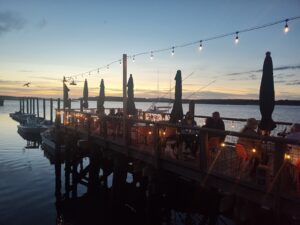 Hudson's Seafood House On The Docks from outside