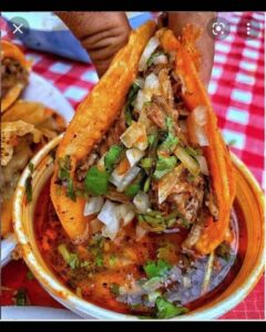 A dish at La Birria Loca