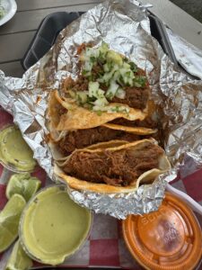 A dish at La Birria Loca