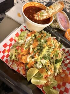 A dish at La Birria Loca