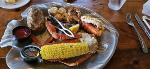 A dish at Ladys Island Dockside