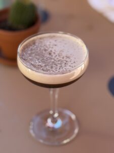 A drink at Little Palm