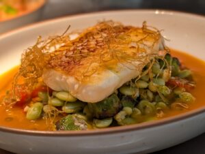 A dish at Locals Raw Bar