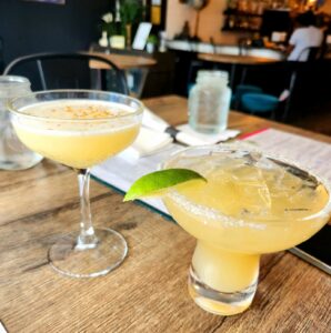 A drink at Lost Local