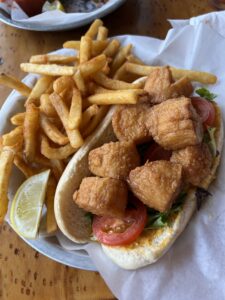 A dish at Low Country Fish Camp