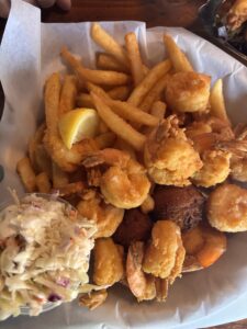 A dish at Low Country Fish Camp