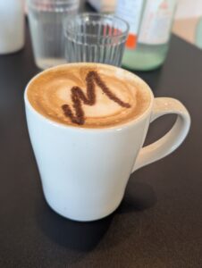 A drink at Magnolia Cafe Beaufort