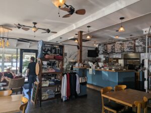 Inside Mameem & Maudie Beaufort Cafe, Icery and Shoppe