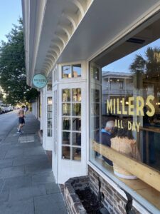 Millers All Day from outside