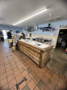 Inside Mt. Pleasant Seafood