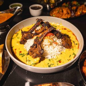 A dish at Naan at Mt Pleasant