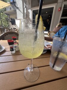 A drink at Nectar Farm Kitchen Old Town