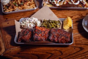 A dish at One Hot Mama's BBQ