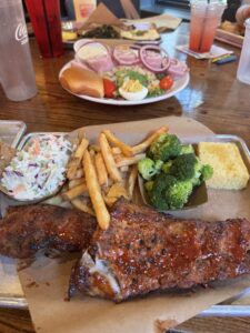 A dish at One Hot Mama's BBQ