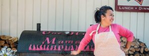 One Hot Mama's BBQ from outside