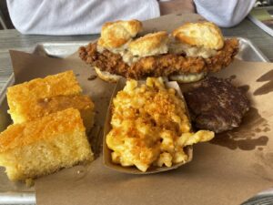 A dish at One Hot Mama's BBQ
