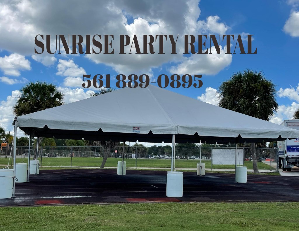 SUNRISE PARTY RENTAL — work sample 1