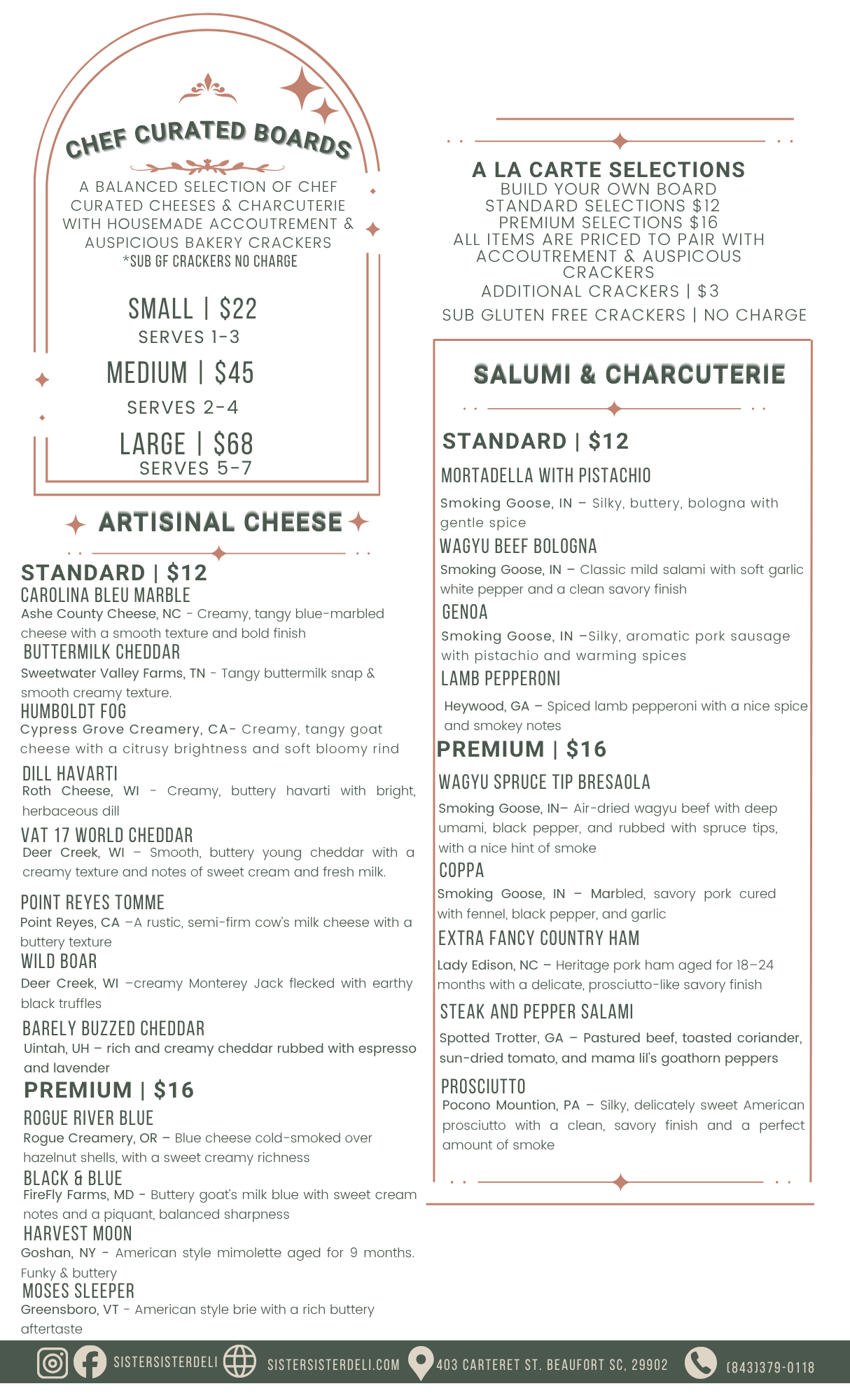 Sister Sister Deli & Market — work sample 1