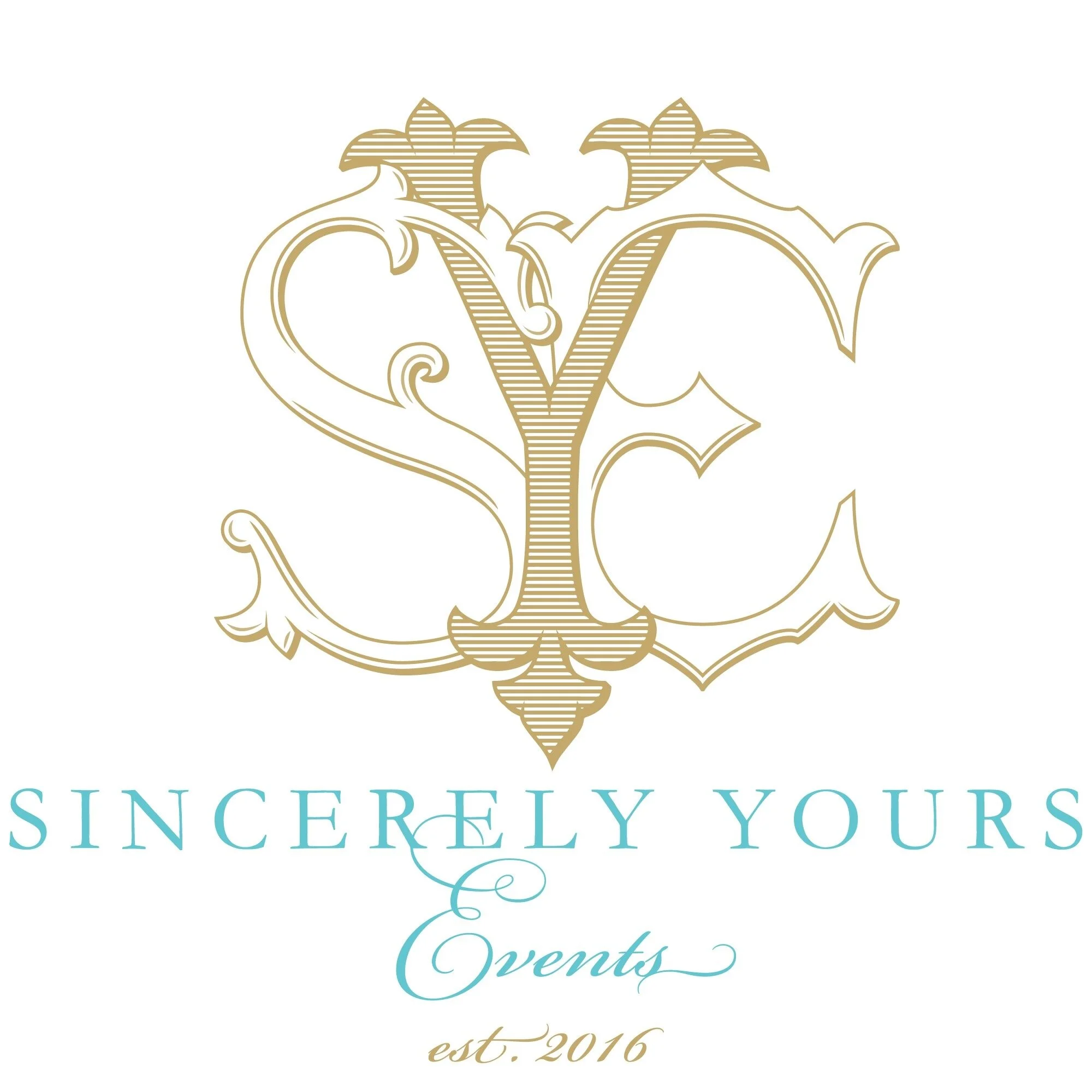 Sincerely Yours Events — work sample 1