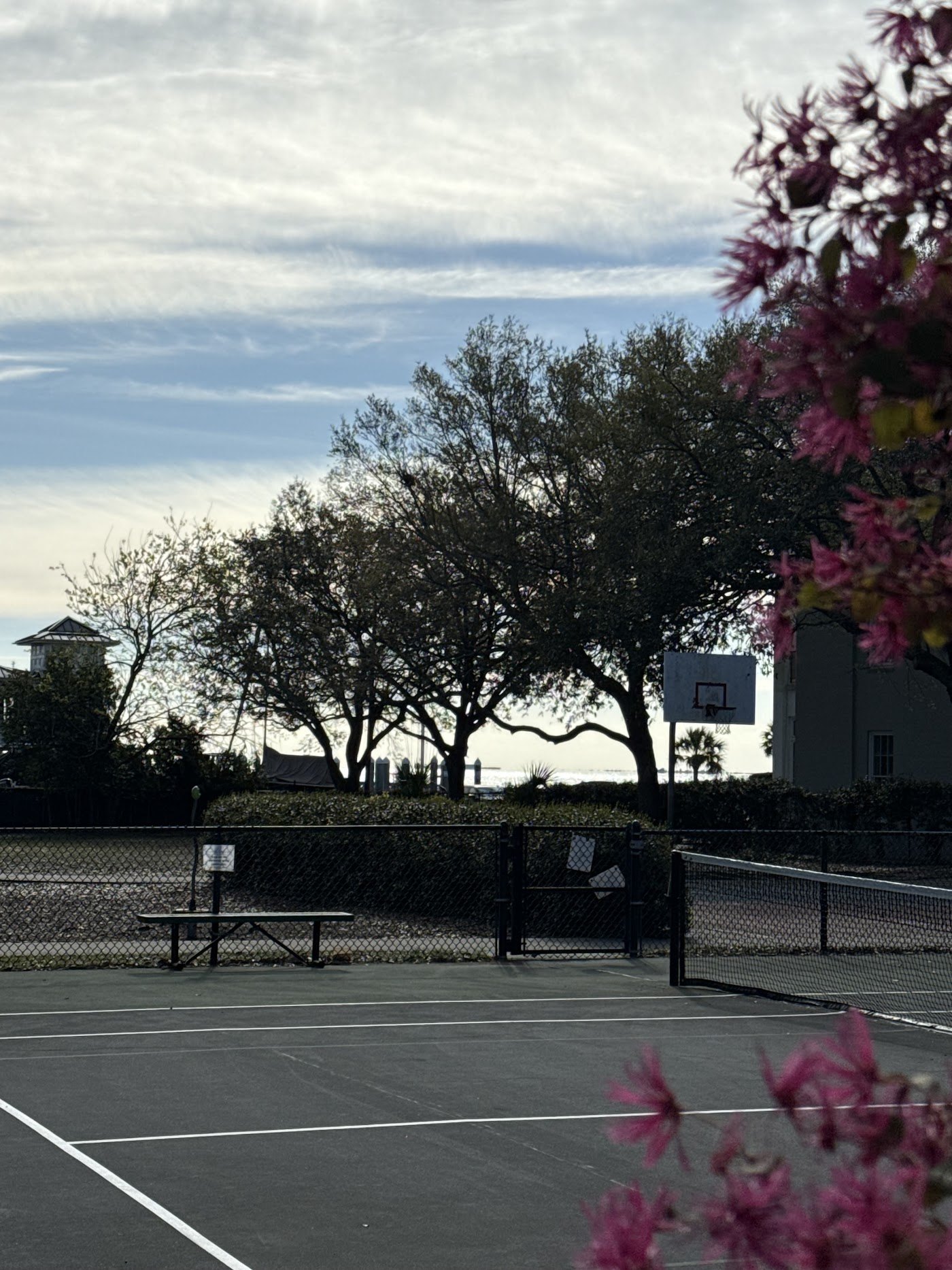 Public Tennis Court at Hazel Parker Playground courts