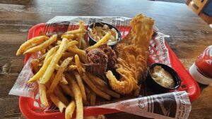 A dish at Red's Ice House