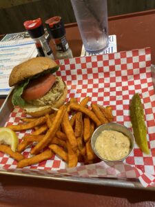 A dish at Salty Dog Bluffton Restaurant and Pizza
