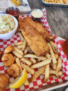 A dish at Salty Dog Bluffton Restaurant and Pizza