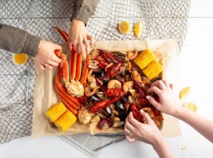 A dish at Savannah Seafood Shack
