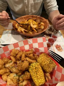 A dish at Savannah Seafood Shack
