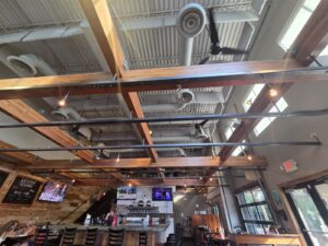 Inside Sesame Burgers & Beer